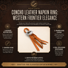 Concho Leather Napkin Ring