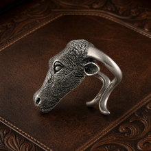 Pewter Steer Head Napkin Ring