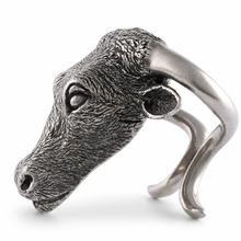 Pewter Steer Head Napkin Ring