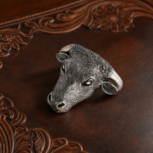 Pewter Steer Head Napkin Ring