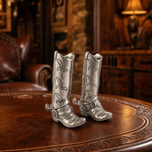 Pewter Cowboy Boot Salt & Pepper Set