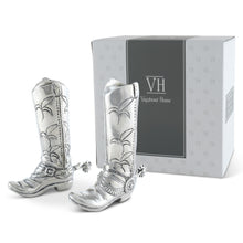 Pewter Cowboy Boot Salt & Pepper Set