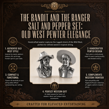 The Bandit and the Ranger Salt and Pepper Set