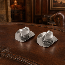 Pewter Cowboy Hat Salt & Pepper Set