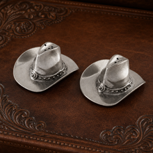 Pewter Cowboy Hat Salt & Pepper Set