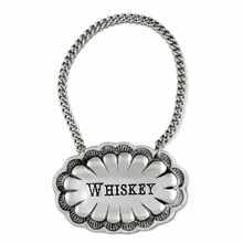 Pewter Western Decanter Tags