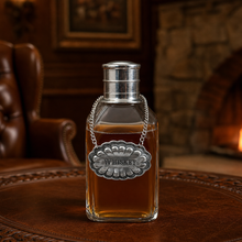 Pewter Western Decanter Tags