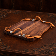 Long Horn Skull Breakfast Tray