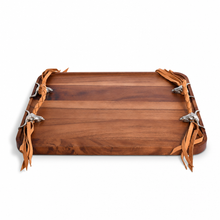Long Horn Skull Breakfast Tray
