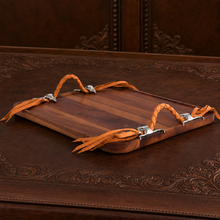 Long Horn Skull Breakfast Tray