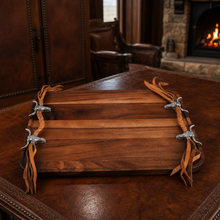 Long Horn Skull Breakfast Tray