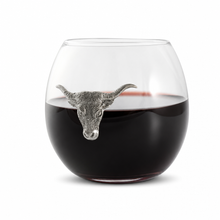 Longhorn Stemless Wine Glass