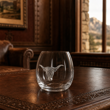 Longhorn Stemless Wine Glass