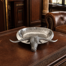 Long Horn Steer Tray - Steel