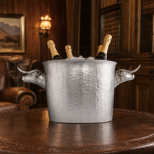 Long Horn Steer Ice Tub Punchbowl