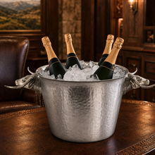 Long Horn Steer Ice Tub Punchbowl