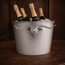 Long Horn Steer Ice Tub Punchbowl