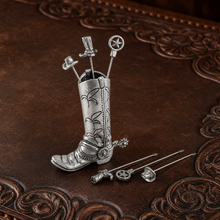 Western Boot Cheese Pick Set