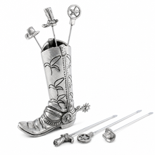 Western Boot Cheese Pick Set