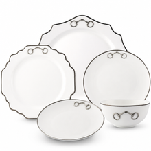 Bone China Pewter Bit Dinnerware