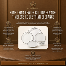 Bone China Pewter Bit Dinnerware