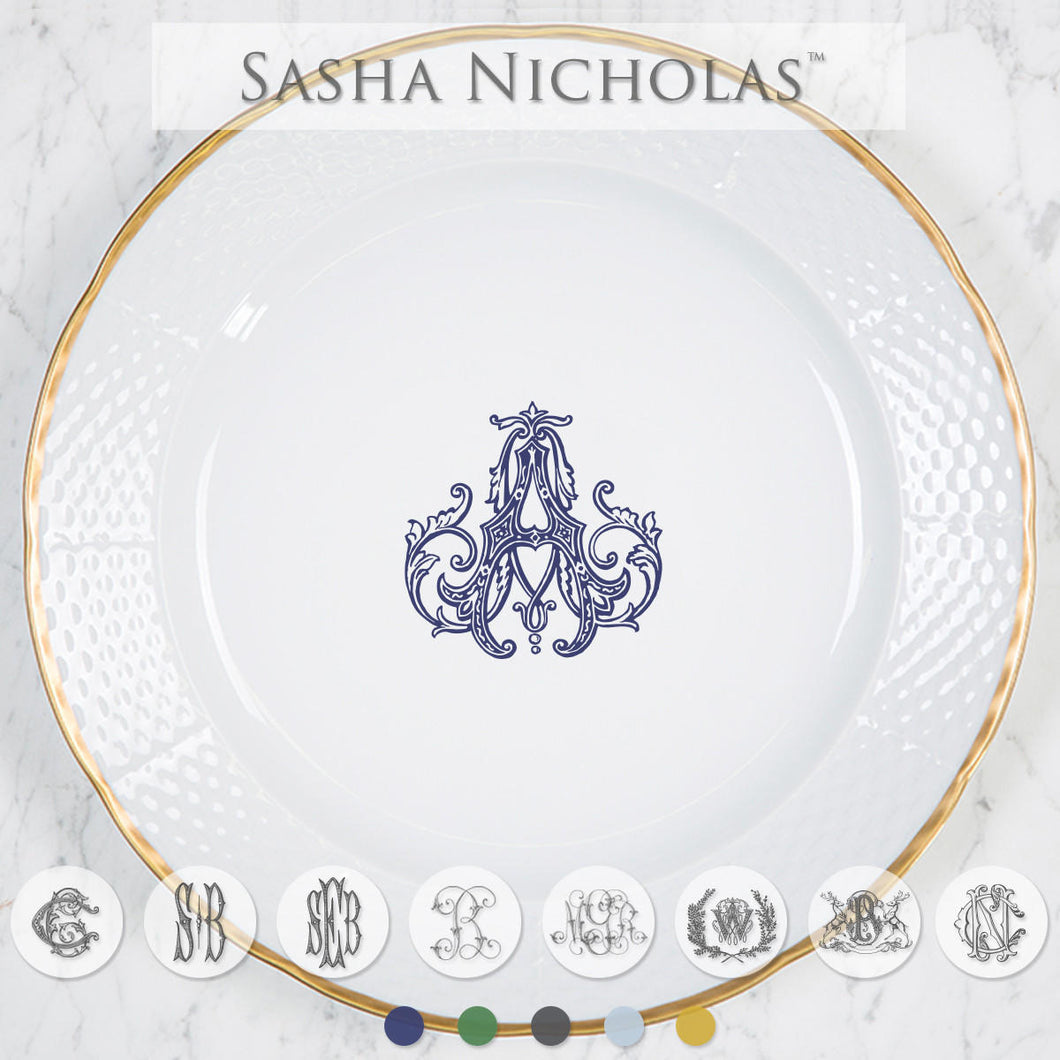 Weave 24K Gold Charger Plate