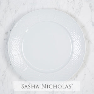 Weave Dinner Plate No Monogram