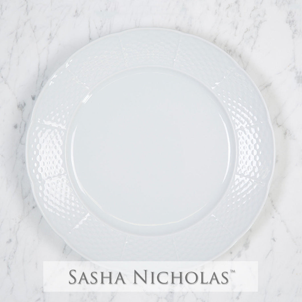 Weave Dinner Plate No Monogram