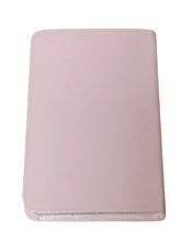 Pink Child's Size New Testament Bible With Engravable Pewter Cross Cover SKU:Bible12