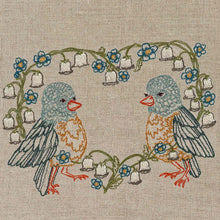 Lily Love Birds Tea Towel