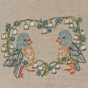 Lily Love Birds Tea Towel