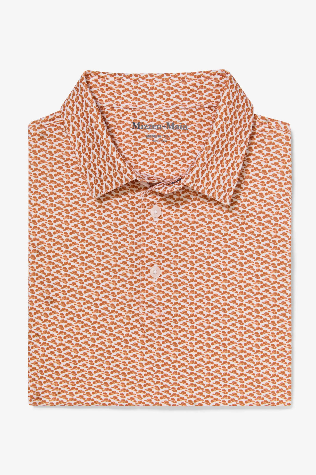 Versa SS Polo Burnt Orange Big Tex