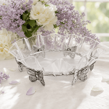 Butterfly Stand Acrylic Bowl 16