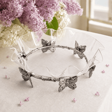 Butterfly Stand Acrylic Bowl 16