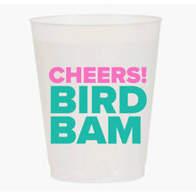 “CHEERS BIRD BAM” SHATTERPROOF CUPS