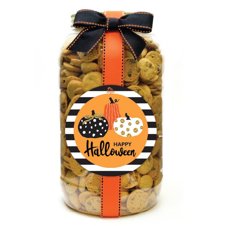Cookies - Happy Halloween Pumpkins - Gallon