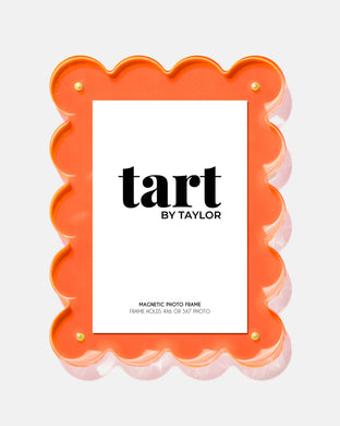 Neon Orange Acrylic Picture Frame