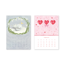 2026 Desktop Calendar with Easel