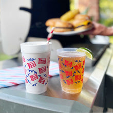 July 4th/Patriotic -American Flag Wrap Frost Cup (10 ct bag)