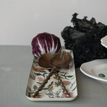 Decorative Metal Wall Decor/Tray with Floral Pattern