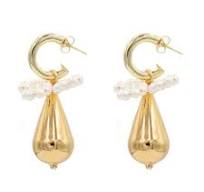 Geraldine Earring-Pearl