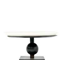 Ceramica Blanca Redondo Platter-2337WT