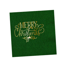 Merry Christmas w. Holly | Christmas Cups & Napkins (ALL)