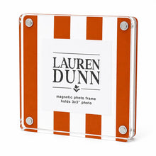 Striped Gameday Square Acrylic Frame