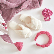 Plush Spa Headband - Hot Pink