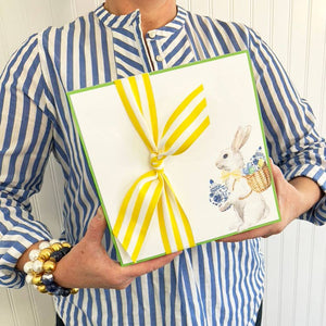 8.5x8.5 Ginger Jar Easter Bunny Slab Notepad