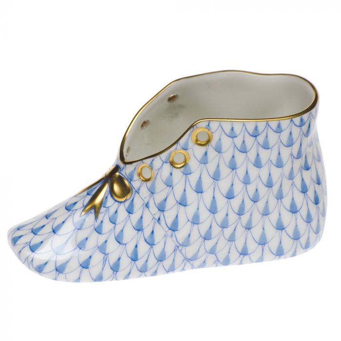 Blue Fishnet Baby Shoe-VHB-7570