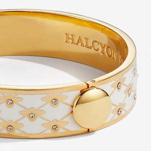 13mm Bee Sparkle Trellis Bangle