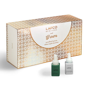 Pura Smart Device Holiday Set- Woodland Spruce/White Maple Bourbon