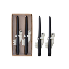 Taper Candles with Ghost in Box Set of 2